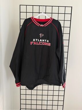 Reebok Black Jacket with Red and White Striping